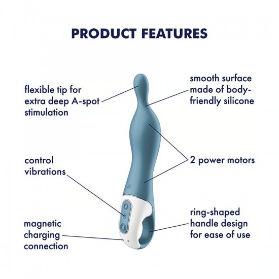 Satisfyer a mazing 1 a spot vibrator blue product features