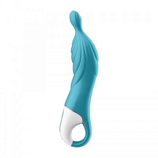 Satisfyer a mazing 2 a spot vibrator blue side view