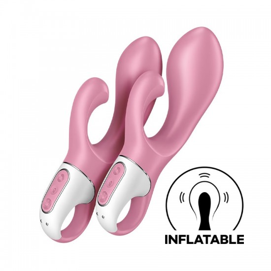 Satisfyer air pump bunny 2 vibrator pink first view