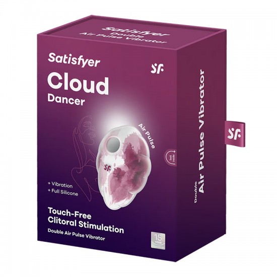 Satisfyer cloud dancer airpulse pink packaging