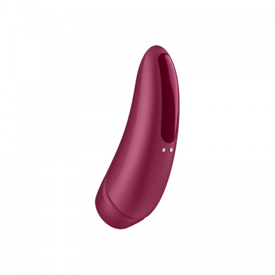 Satisfyer curvy 1plus airpulse red sideview