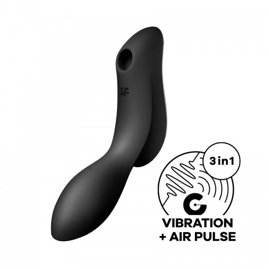 Satisfyer curvy trinity 2 black air pulse first view
