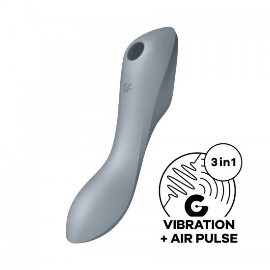 Satisfyer curvy trinity 3 gray air pulse gray