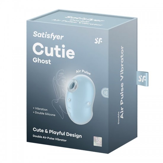 Satisfyer cutie ghost air pulse blue packaging