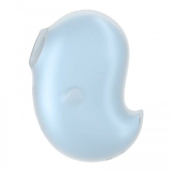 Satisfyer cutie ghost air pulse blue side view