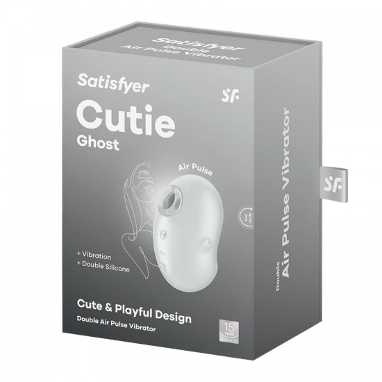 Satisfyer cutie ghost air pulse white packaging