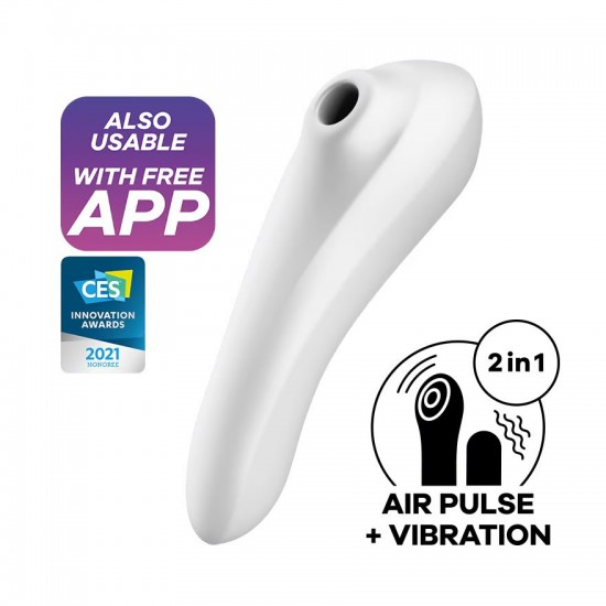 Satisfyer dual pleasure white air pulse vibrator app