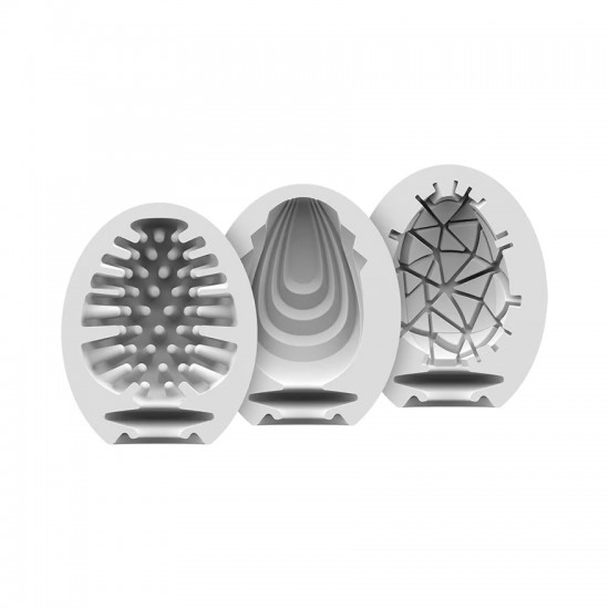 Satisfyer eggs 3er set naughty savage crunchy masturbator inlay