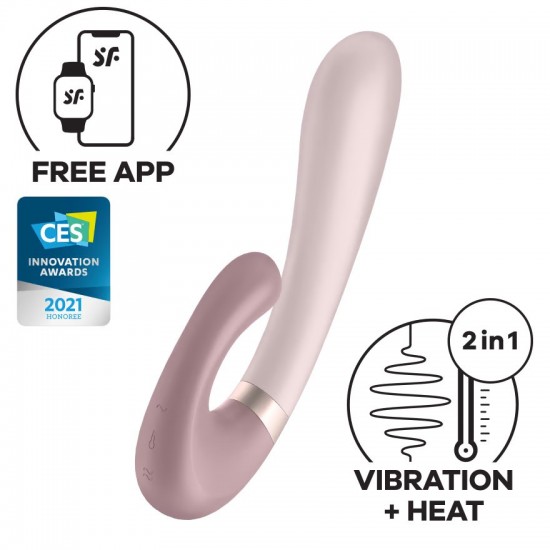 Satisfyer heat wave vibrator brown creme first viewlclxediuq6web