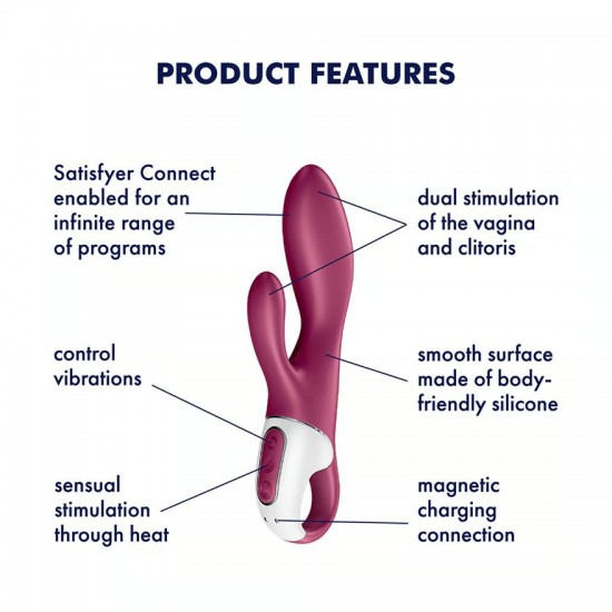 Satisfyer heated affair vibrator features
