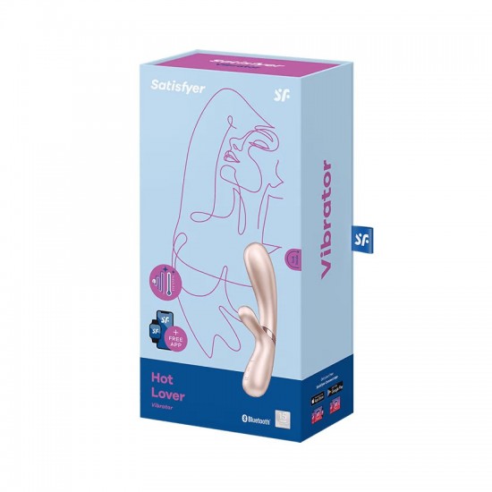 Satisfyer hot lover champagne vibrator package