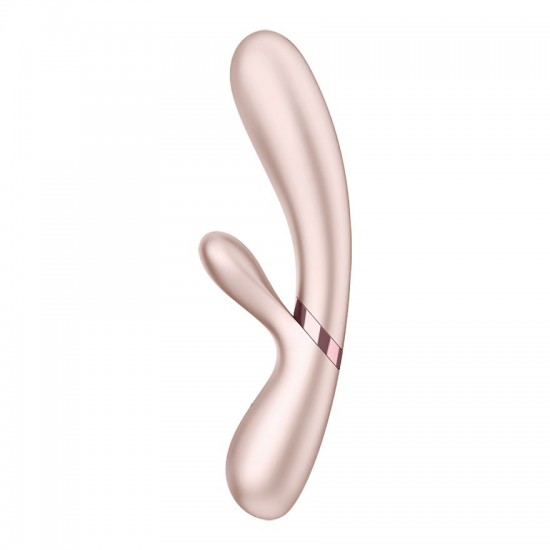 Satisfyer hot lover champagne vibrator side view