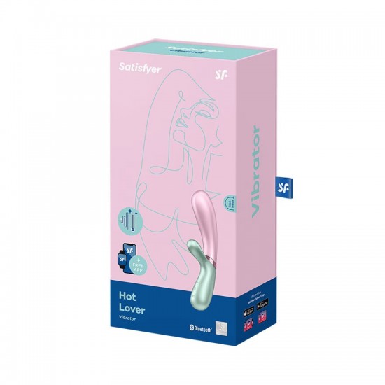 Satisfyer hot lover green pink vibrator package