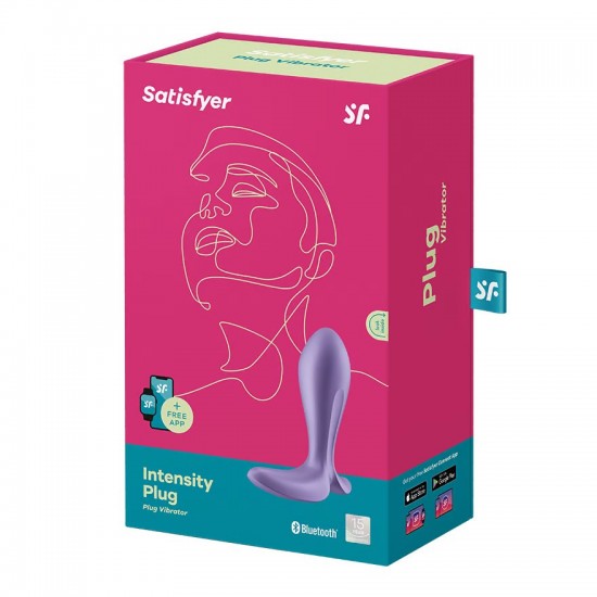 Satisfyer intensity plug anal plug purple package