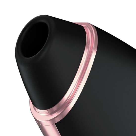 Satisfyer love triangle air pulse black closer view