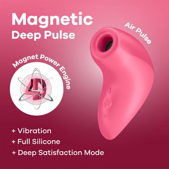 Satisfyer magnetic deep pulse air pulse pink first view