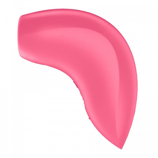 Satisfyer magnetic deep pulse air pulse pink side view