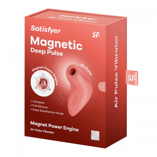 Satisfyer magnetic deep pulse air pulse terracotta package