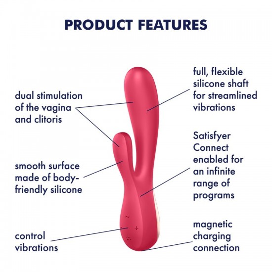 Satisfyer mono flex vibrator red features