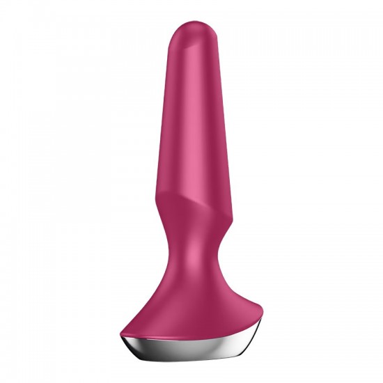 Satisfyer plug i licious 2 red analplug front view