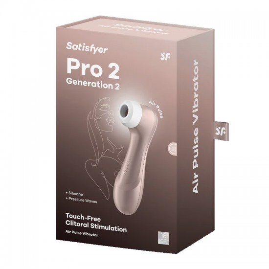 Satisfyer pro 2 gen 2 rosegold airpulse package