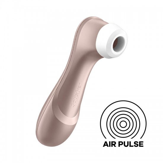 Satisfyer pro 2 rosegold airpulse front view