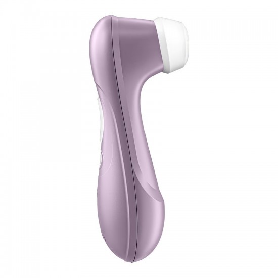 Satisfyer pro 2 violet airpulse side view
