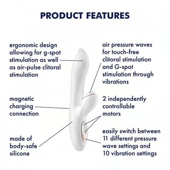 Satisfyer pro plus g spot airpulse vibrator features