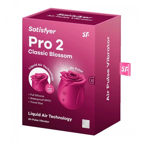 Satisfyer pro2 classic blossom airpulsepackaging