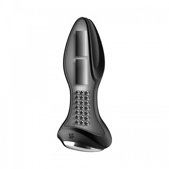 Satisfyer rotator plug 2 plus black anal vibrator inside view