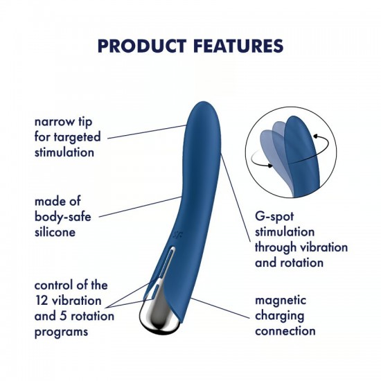 Satisfyer spinningvibe1 vibrator blue product features