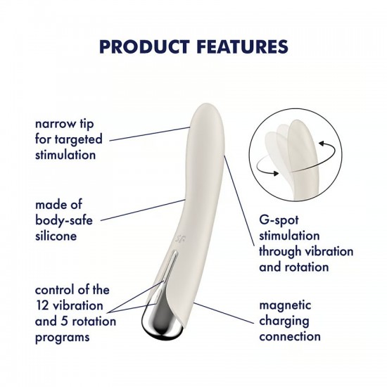 Satisfyer spinningvibe1 vibrator white product features