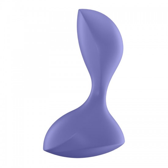 Satisfyer sweet seal purple analplug package side view