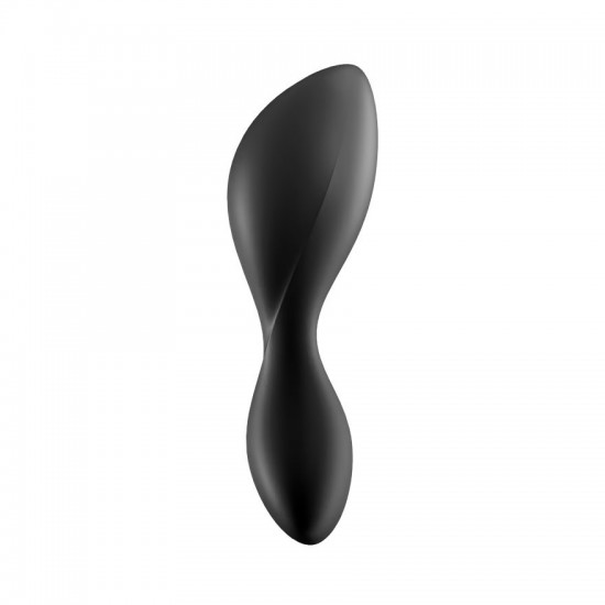 Satisfyer trendsetter black analplug side view