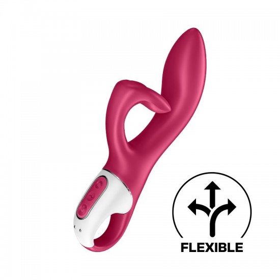 Satisfyer vibrator embrace me red front view