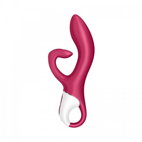 Satisfyer vibrator embrace me red side view