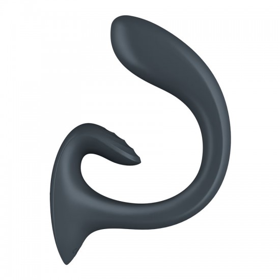 Satisfyer vibrator gforgoddess1 grey side view