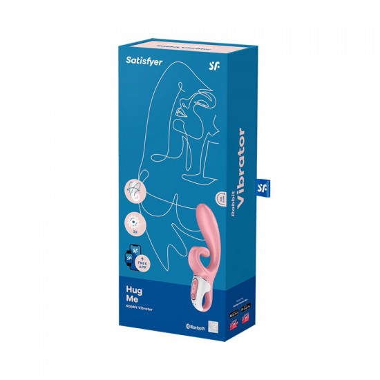 Satisfyer vibrator hug me pink package
