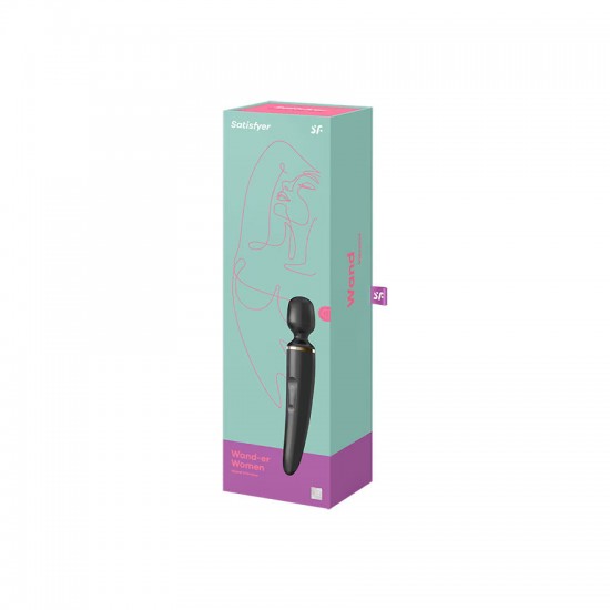 Satisfyer wand er woman vibrators black package