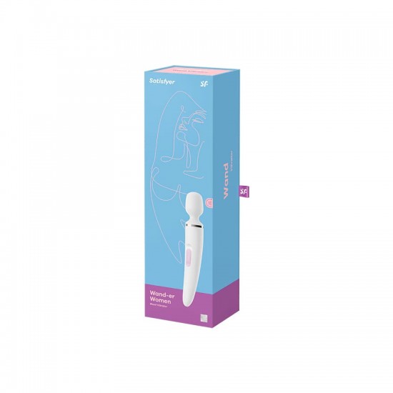 Satisfyer wand er woman vibrators white package