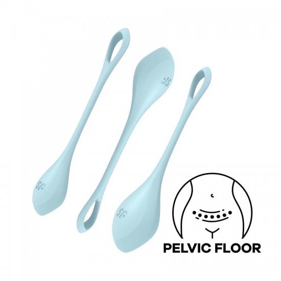 Satisfyer yoni power 2 lightblue front view